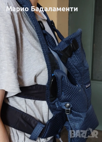 BabyBjörn Move 3D Mesh Navy Blue, снимка 3 - Кенгура и ранички - 54477118