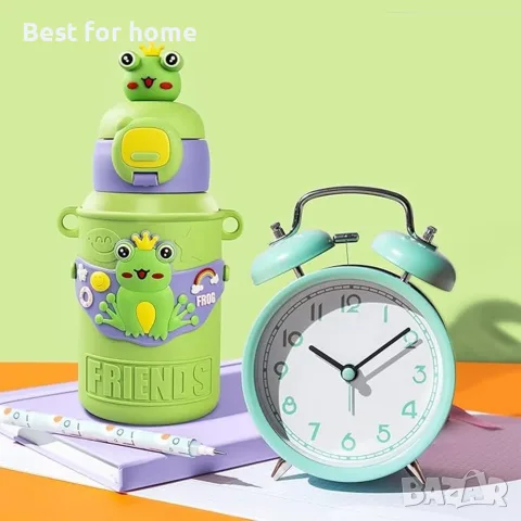 Детска бутилка за вода Cute Frog Friends, снимка 9 - Други стоки за дома - 55580393