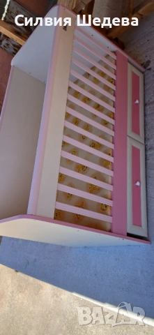 Продавам детско креватче за момиченце., снимка 3 - Бебешки легла и матраци - 54321200