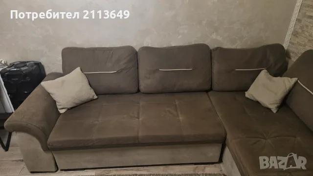 Холен Ъгъл с опция сън, снимка 3 - Дивани и мека мебел - 55428074