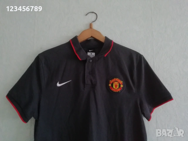 Manchester United Nike Polo оригинална мъжка поло тениска Манчестър Юнайтед , снимка 4 - Тениски - 53830714