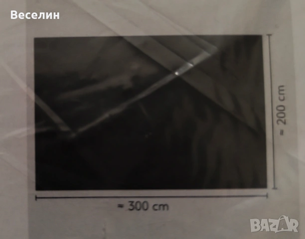 Слънцезащитно Платно / Тента 3 х 2 м, снимка 4 - Други - 54429844
