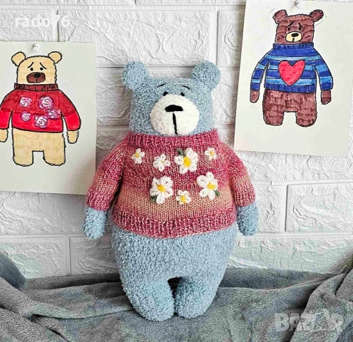 Ръчно Плетени мечета handmade , снимка 5 - Плюшени играчки - 54160967