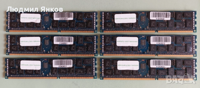 6×8GB DDR3 ECC REG Server RAM – SK Hynix /HP – Refurbished, тествани 🔥, снимка 2 - RAM памет - 53979037