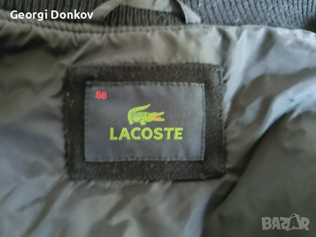 Оригинално вълнено яке LACOSTE (Тип Bomber) – Перфектно състояние!