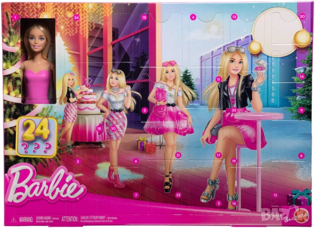 Кукла Barbie Doll Holiday Advent Calendar