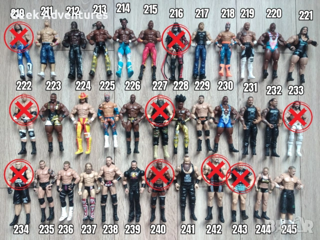 Екшън Фигурки WWE Кеч Pro-Wrestling Action Figures Ambrose Reigns Cena 2/3, снимка 7 - Колекции - 46527048