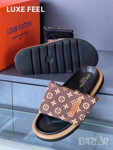 Louis Vuitton ⚜️Дамски Чехли 36-40н , снимка 4 - Чехли - 54901367