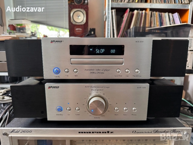 Advance Acoustic MAP 103 & MCD 203 MkII Лампов CD плеър и усилвател
