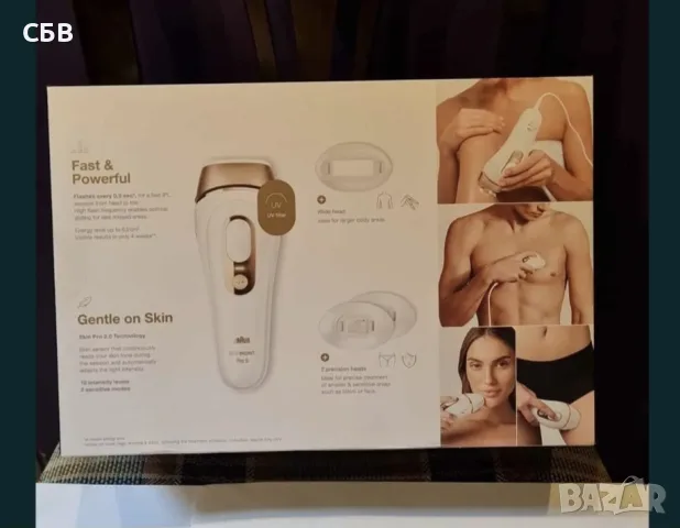 Фотоепилатор,,BRAUN,, Silk-expert Pto5 IPL5347, снимка 3 - Епилатори - 55365422