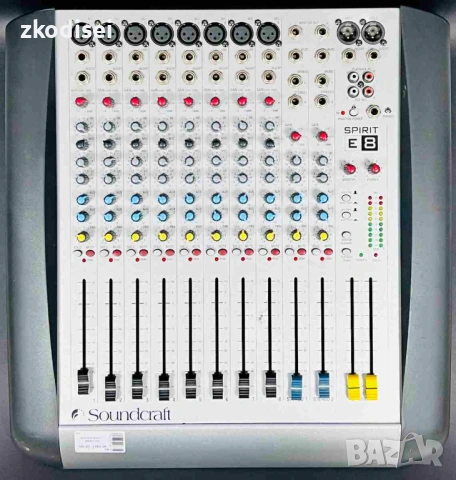DJ контролер SOUNDCRAFT - SPIRIT E8, снимка 2 - Ресийвъри, усилватели, смесителни пултове - 54327260