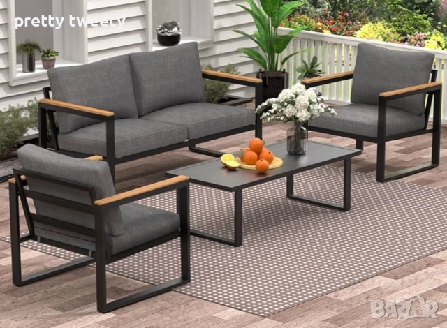 Метален градински сет/комплект в индустриален стил по поръчка 