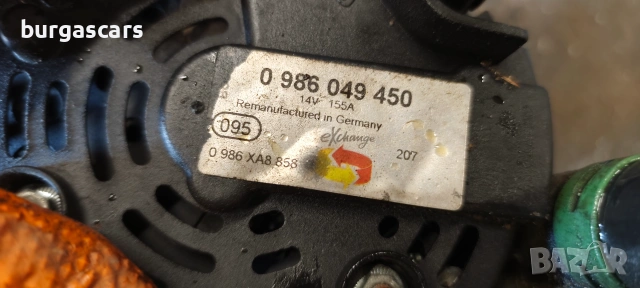 Динамо алтернатор 0 986 049 450 Renault Espace 4 2.0-136к.с.бензин, снимка 3 - Части - 55101949