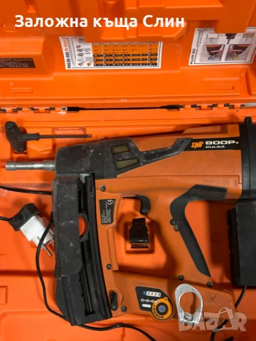 Такер за директен монтаж Spit 800p Pulsa Бетон и метал, снимка 6 - Други инструменти - 54114825