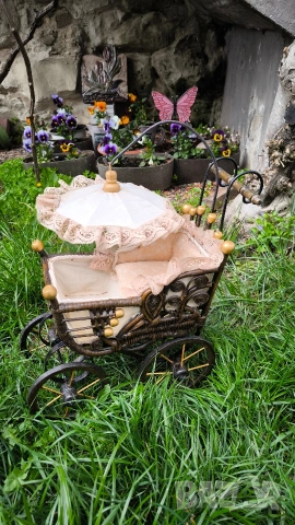 Антична количка за кукли, снимка 8 - Колекции - 54149569