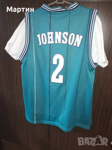 Оригинален NBA потник Adidas Charlotte Hornets (Размер M/L), снимка 4 - Спортни дрехи, екипи - 55354943
