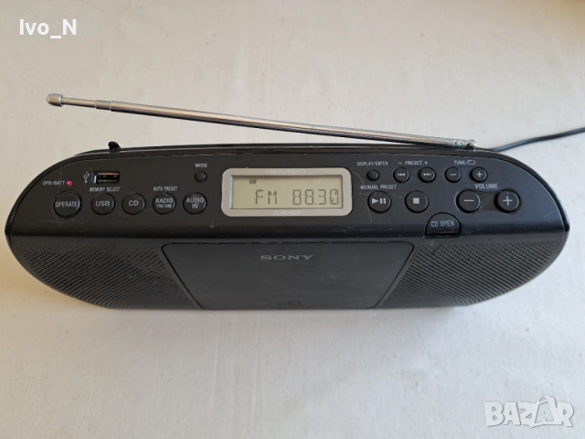 Sony ZS-PE40CP/ FM radio/ CD/ MP3/ USB/ AUX., снимка 2 - Радиокасетофони, транзистори - 54925297