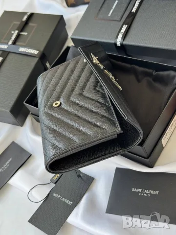 Saint Laurent Monogram Large Flap Wallet, снимка 5 - Портфейли, портмонета - 55417583
