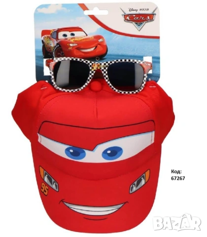 Детски Комплект Шапка с Козирка и Слънчеви Очила Stitch Minnie Bluey Paw Patrol Spidey Cars, снимка 3 - Други - 54681446