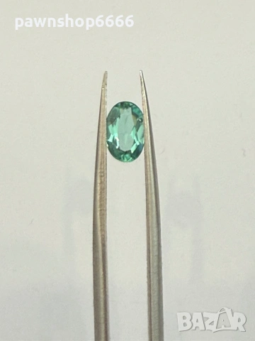 Скъпоценен камък ЕСТЕСТВЕН СИНЬО-ЗЕЛЕН ТУРМАЛИН – 0.825 ct, снимка 4 - Други - 54844202