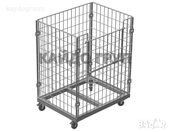 Телен контейнер сгъваем за европалет без дъно Ф6 80x120xН85, снимка 7 - Друго търговско оборудване - 54203594