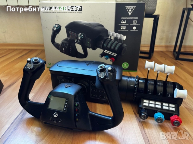 НОВА контролер система Turtle Beach - VelocityOne Flight, Xbox, PC, MFS, черна