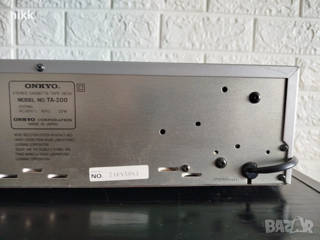 Дек ONKYO TA-200, снимка 6 - Декове - 54672919