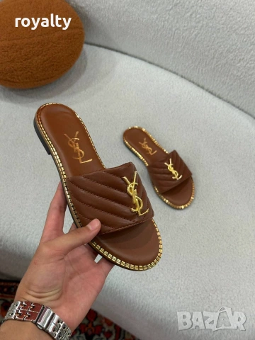 Yves Saint Laurent Нови Дамски Чехли Различни Цветове YSL, снимка 2 - Чехли - 55128994