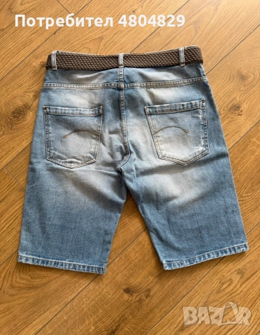 Мъжки къси дънки BERSHKA и MADE BY US, снимка 6 - Къси панталони - 55010416