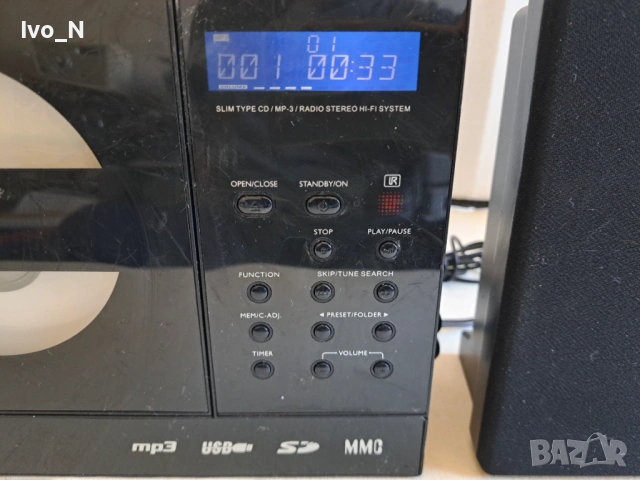 Микро аудиосистема Dual / FM радио/ CD/ MP3/ USB/ AUX., снимка 3 - Аудиосистеми - 54722757