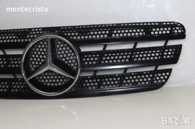 Предна решетка Mercedes ML W163 facelift (2001-2005г.) 1638800185 / A1638800185 предна емблема, снимка 3 - Части - 54760802