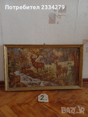 Стари гоблени в красиви остъклени барокови дървени орнаментирани рамки. , снимка 8 - Гоблени - 47731852