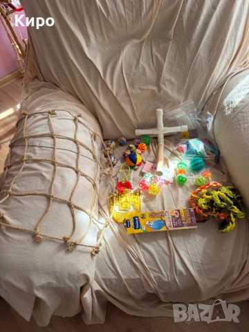 Две клетки и играчки , снимка 7 - Папагали - 54351817