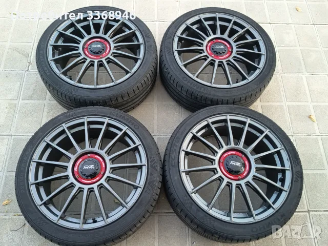 Джанти OZ 18" 5x112 с гуми KUMHO 225/40/18 VW SEAT SKODA AUDI MERCEDES BMW, снимка 3 - Гуми и джанти - 55590676