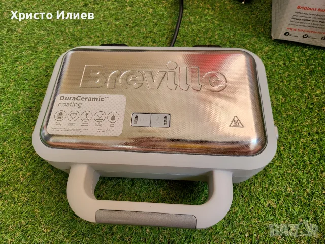 Двоен Гофретник Breville DuraCeramic, снимка 9 - Гофретници - 55614661