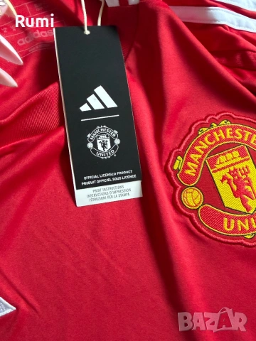 Домакинска нова оригинална тениска  adidas Manchester United ! M,L, снимка 3 - Футбол - 54729814