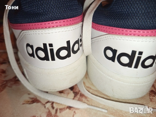 ADIDAS Оригинал Нови Дамски Кожени Маратонки 40, снимка 11 - Маратонки - 55158921