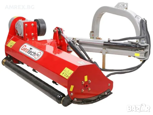Страничен мулчер за трактор GeoTech PRO 125 см | Хидравлично рамо | 30–35 к.с.