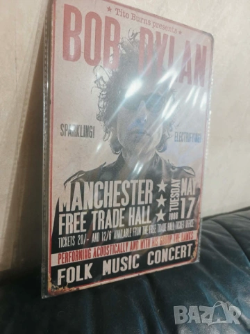Bob Dylan Tin Sign-метална табела(плакет), снимка 3 - Китари - 54773305