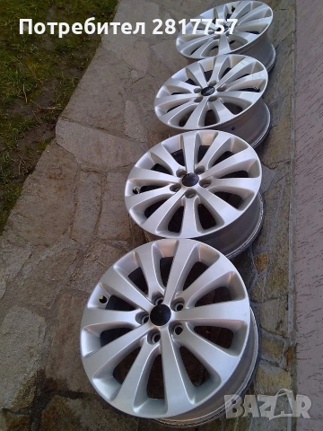17ц 5х105 алуминиеви джанти , снимка 2 - Гуми и джанти - 53980423