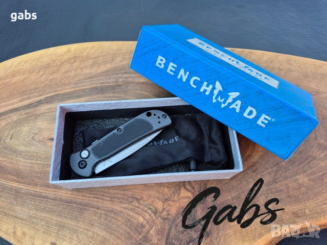 Сгъваем нож Benchmade 9750 Mini Coalition AUTO ,S30V сатенено гладко острие, снимка 12 - Ножове - 54374824