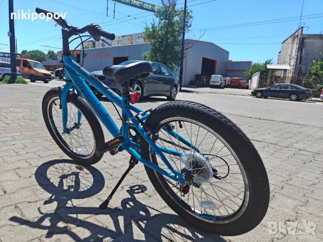 CROSS Велосипед 20" SPEEDSTER син, снимка 7 - Велосипеди - 54864159