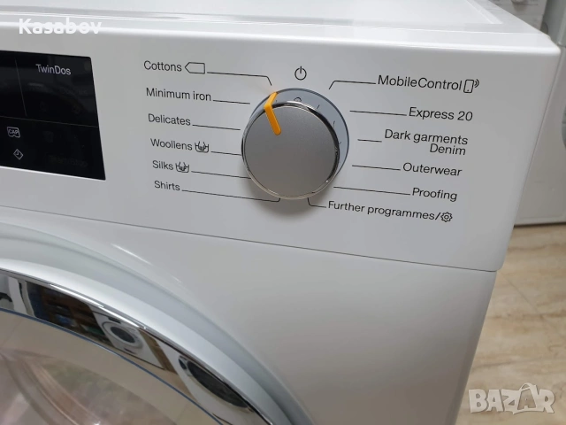 UK Miele 1600rpm Wi-Fi TwinDos Подсветка Пералня Миеле 12м Гаранция, снимка 3 - Перални - 55018921
