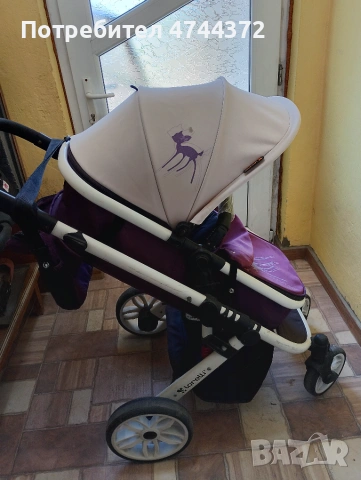 Детска количка Lorelli 3 в 1 "Miss Bambi", снимка 3 - Детски колички - 55099400