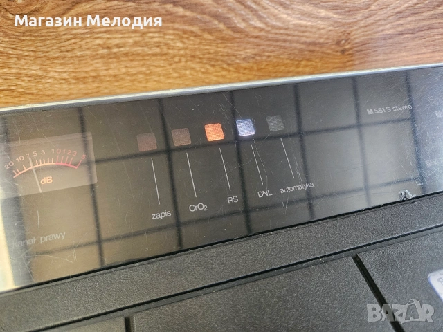 Касетен дек с усилвател Unitra M 551S Finezja 3 – Ретро класика от златната ера на соца, снимка 7 - Декове - 54561318