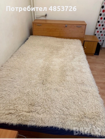 Легло 188 x 120 см. + матрак, скрин и шкафче 45€