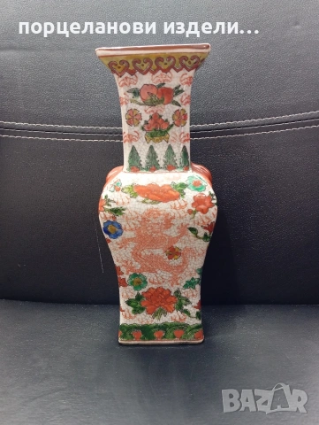 Китайска антична ваза, снимка 3 - Вази - 54102925