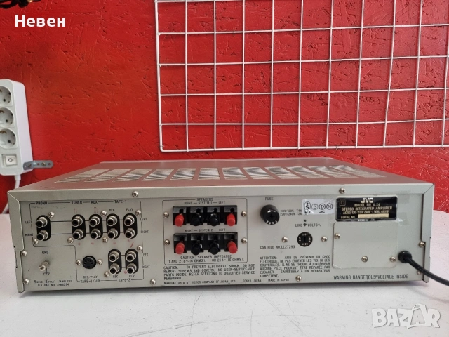 Усилвател JVC A-X4, снимка 5 - Ресийвъри, усилватели, смесителни пултове - 54808281