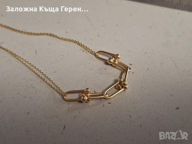 Златно Колие - 4,64гр. - 14к., снимка 4 - Колиета, медальони, синджири - 55348345
