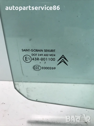 Стъкло за прозорец за задна лява врата за Citroën C4 Picasso (2008) 43R-000016, снимка 2 - Части - 54504774